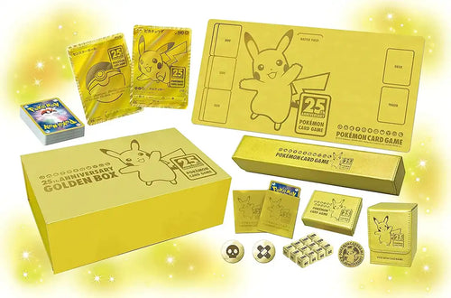 Pokémon TCG 25th Anniversary Golden Box japonés