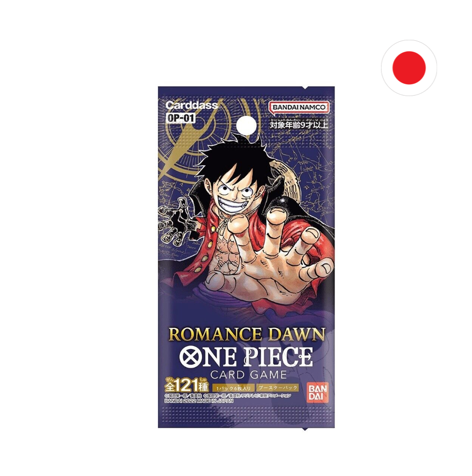 SOBRE ONE PIECE OP01 ROMANCE DAWN - JAPONES