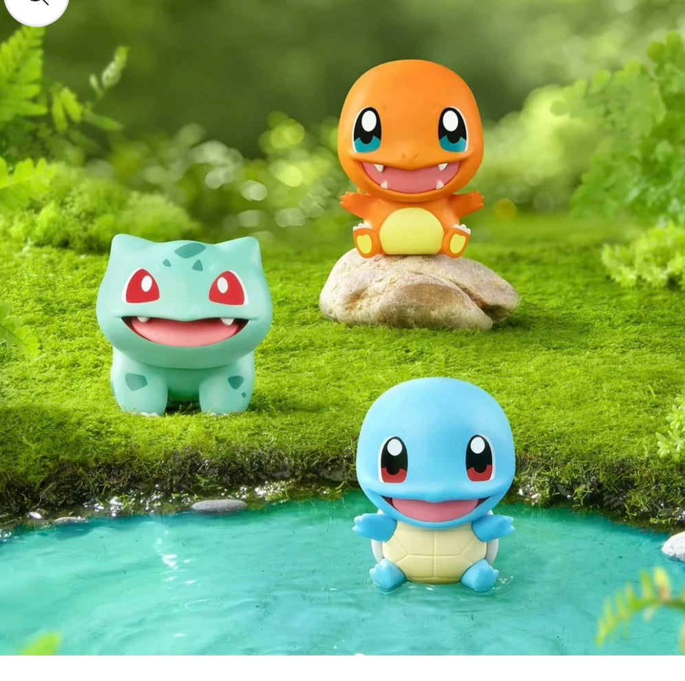 Funism Pokemon First Partners Charmander Bulbasaur and Squirtle figures