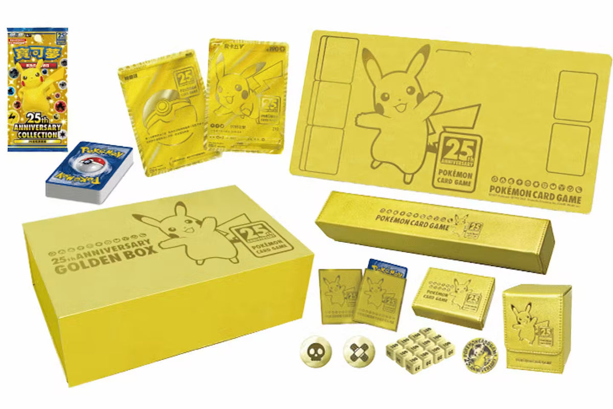 Pokémon TCG 25th Anniversary Collection Golden Box contents Traditional Chinese
