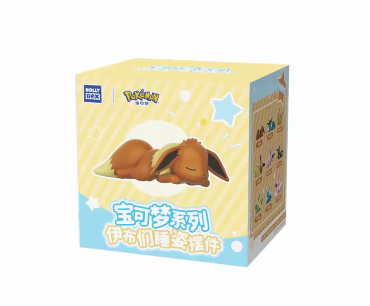 Pokemon Sleeping Eevee Series Figure Blind Box packaging